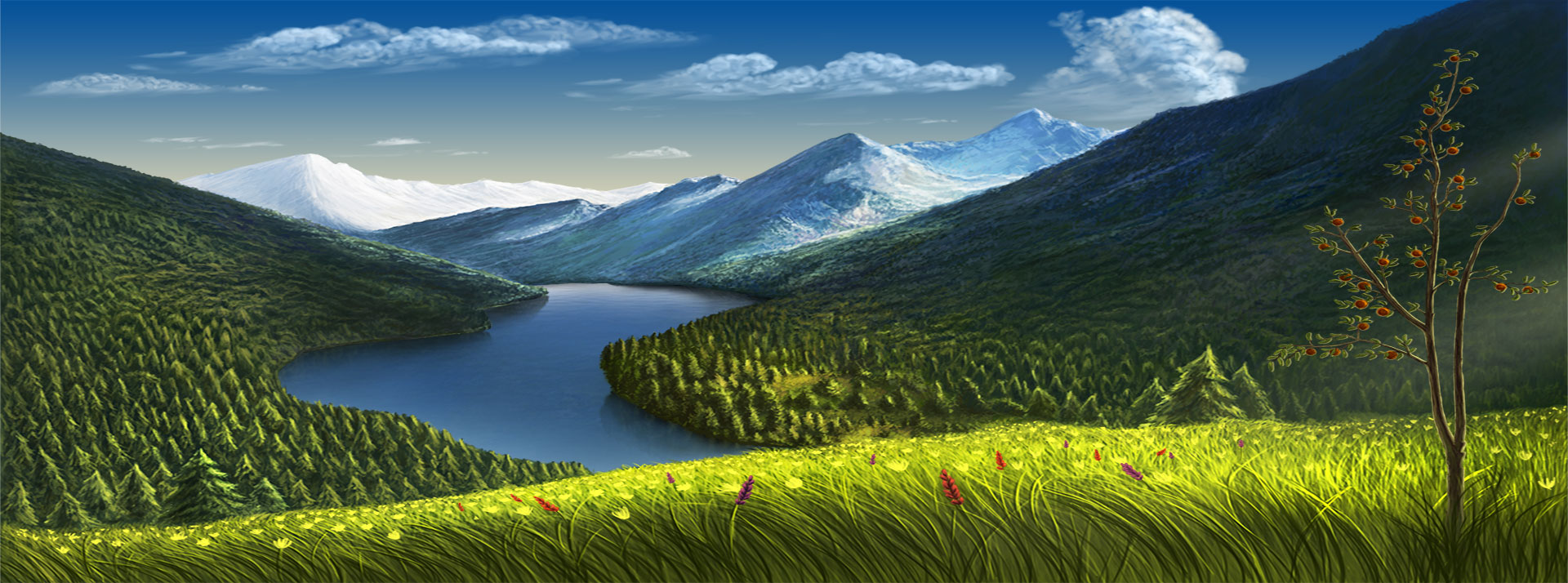And the earth brought forth grass,
